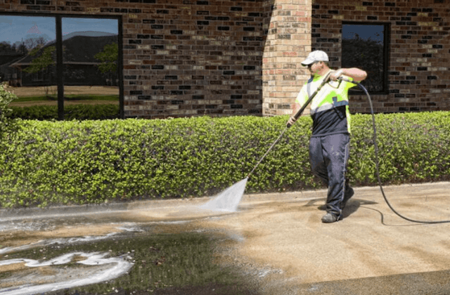 commercial concrete cleaning in columbus